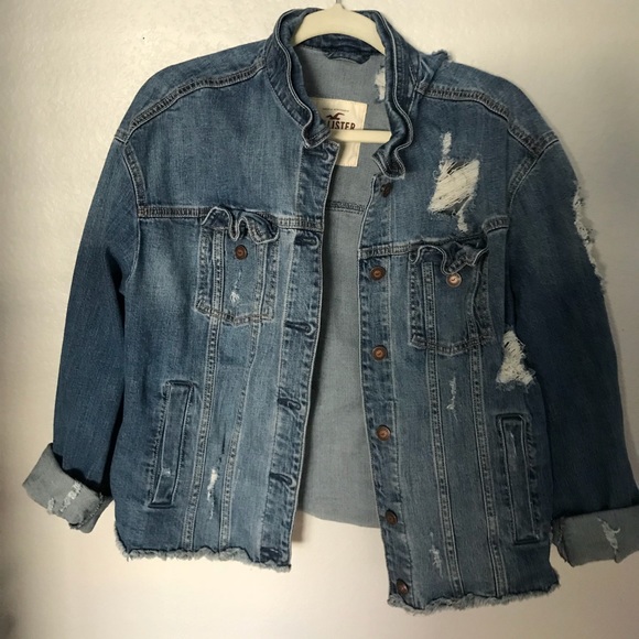 Hollister Jackets & Blazers - hollister jean jacket